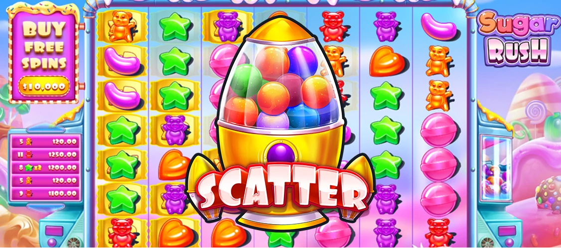 Sugar Rush κύλιση παιχνιδιών πρώτο επίπεδο